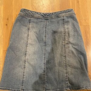 Anthropology denim skirt